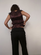 Flounce belt pant