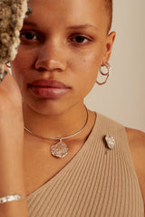 Small stoned 18ct hoops